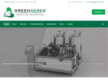 Tablet Screenshot of greencorp.co.za